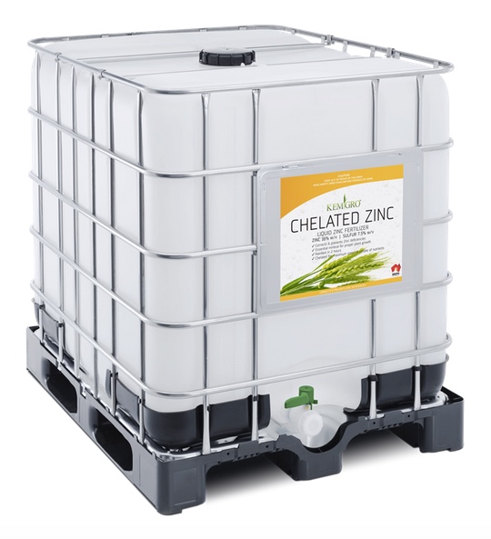 Chelated Zinc BROADACRE LIQUID ZINC FERTILIZER ZINC 16w/v